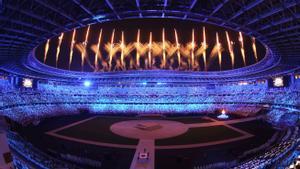 Una imagen de la ceremonia de clausura de los Juegos Olímpicos.
