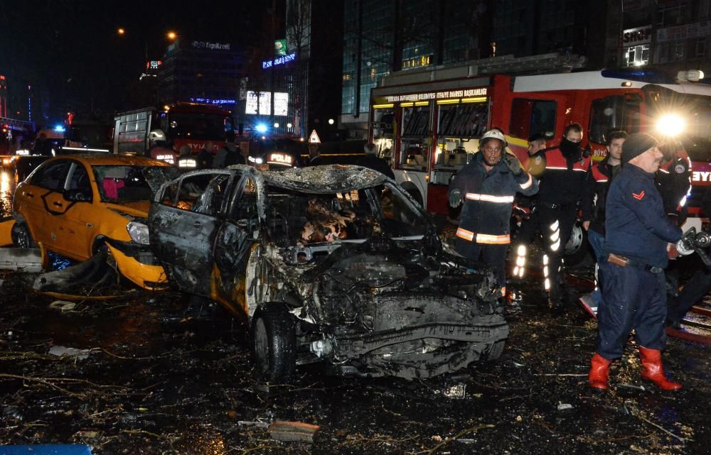 Atentado terrorista en el centro de Ankara