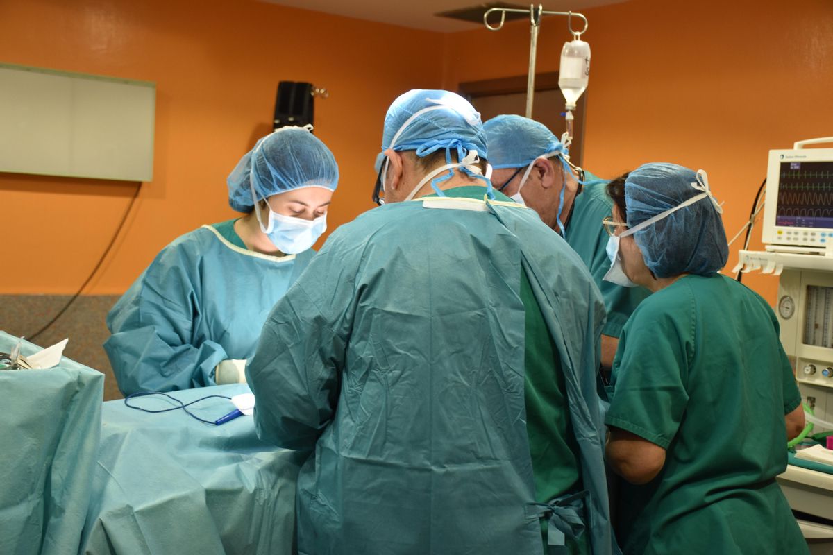 Quirófano del Ribera Hospital de Molina