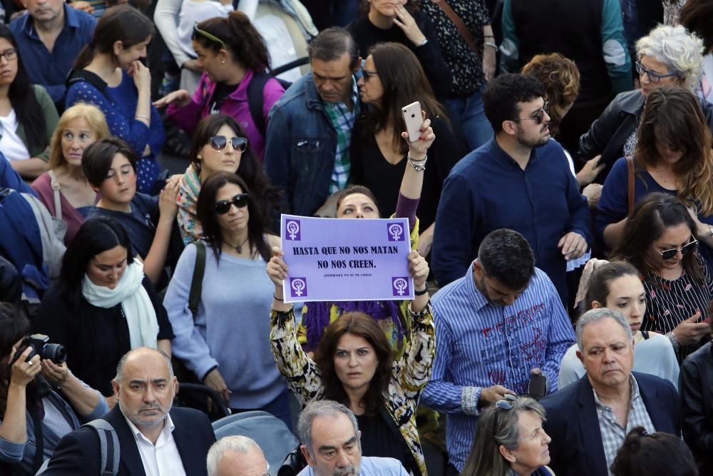 Marcha en València en protesta por la sentencia de 'La Manada'