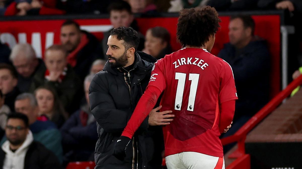 Joshua Zirkzee, jugador del Manchester Unied