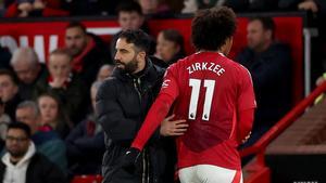 Joshua Zirkzee, jugador del Manchester Unied