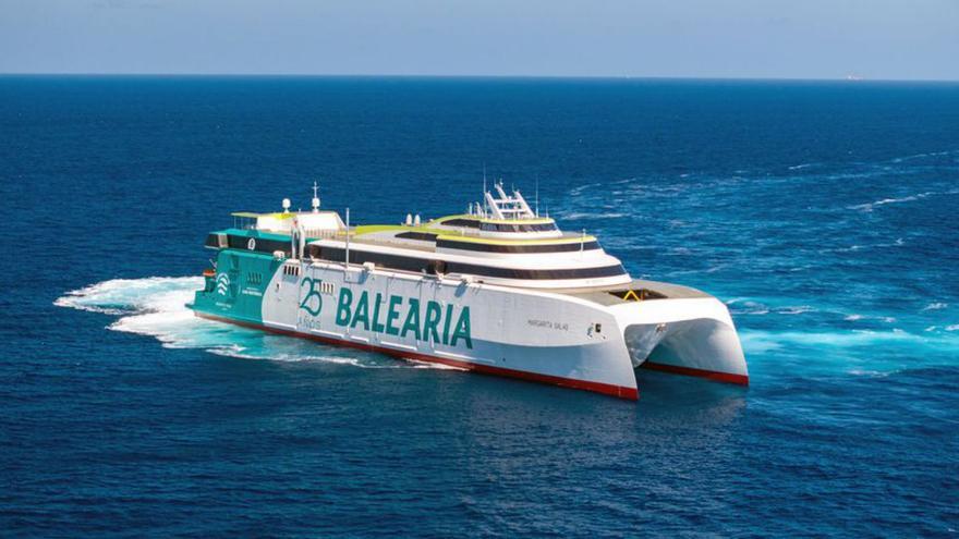 Baleària incluye al segundo ‘fast ferry’ del mundo con motor dual a gas para la ruta Barcelona-Alcúdia-Ciutadella