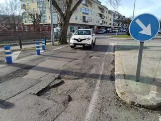 Baches en Plasencia: "Los examinadores dicen que es una de las ciudades con peor asfalto"