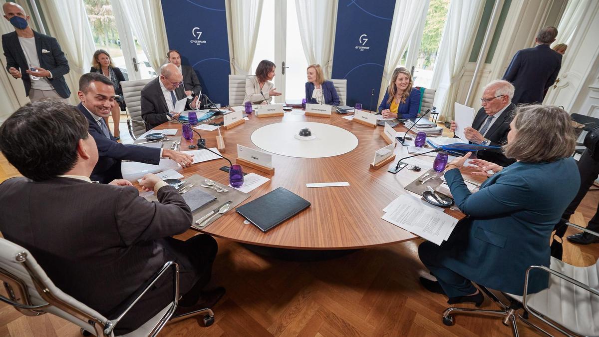 Els ministres d&#039;Exteriors del G-7, reunits a Wangels, Alemanya