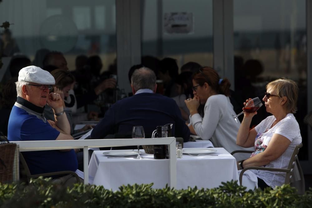 Calor en pleno enero en València