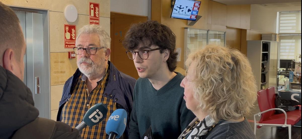 D'esquerra a dreta: Lluís Bernet i Moritz Werner amb Marta Ribas, del Consell d’Administració de RTVE.