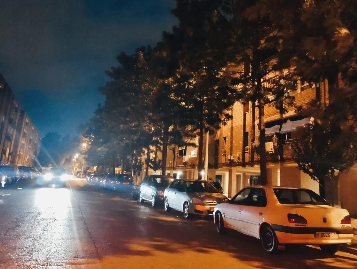 Calle Azorín en 2022.