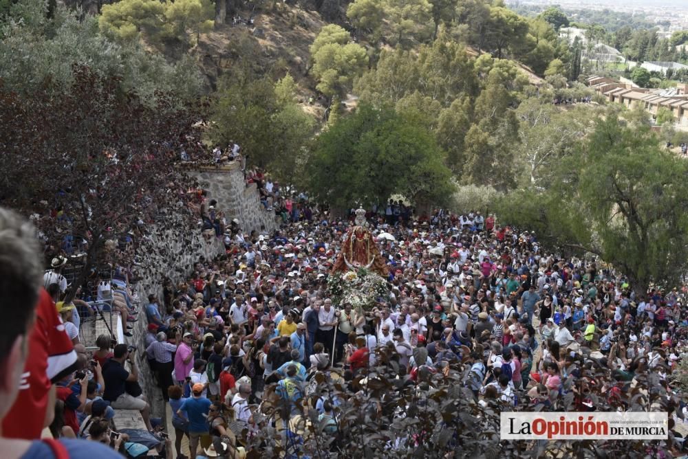 Romería de la Virgen de la Fuensanta: Llegada al S