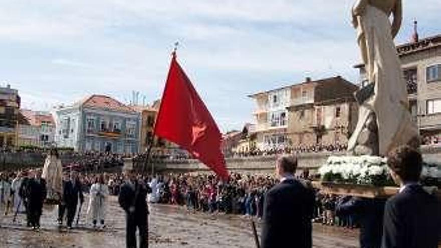 Encuentro de la Venia en la playa de La Ribera.