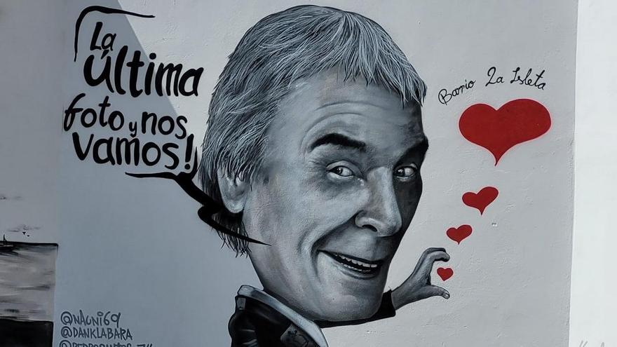 Así es el mural de La Isleta en honor a Manolo Vieira