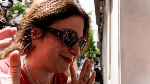 Leire Díez se da de baja del PSOE tras dos horas de interrogatorio en Ferraz
