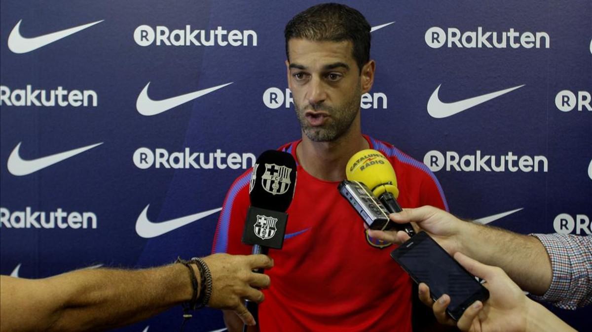 Gerard López atendió a los medios este viernes