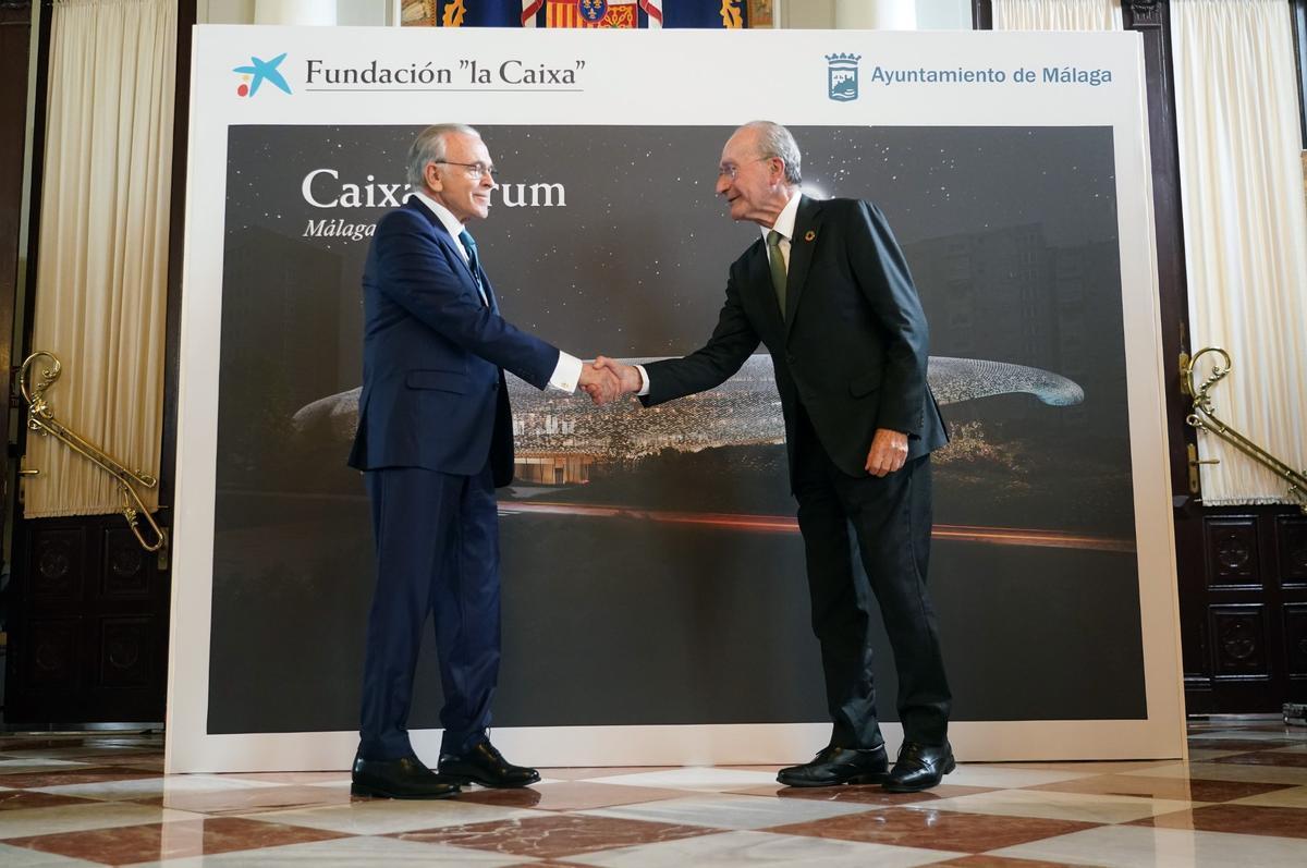 La Fundación 'La Caixa' presenta el proyecto de la futura sede de CaixaForum Málaga.