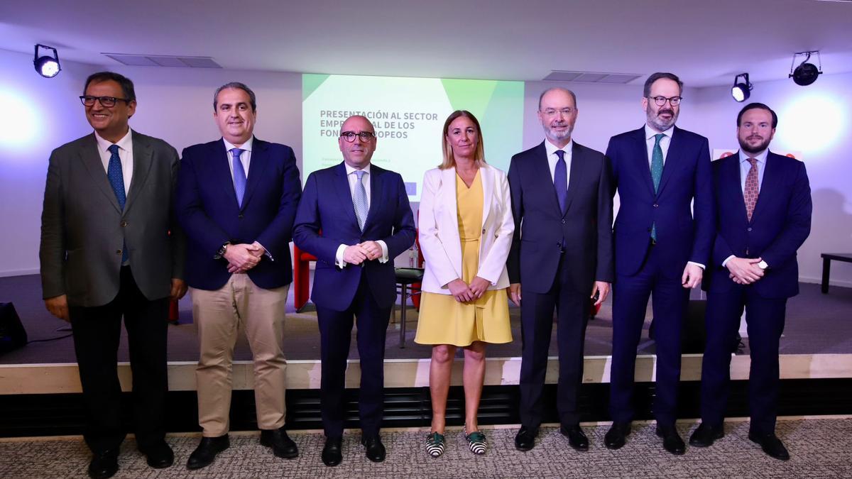 Presentación de los fondos europeos a los empresarios de Córdoba.