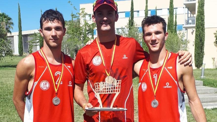 El Voleibol Zaragoza, subcampeón de España de vóley playa sub-21