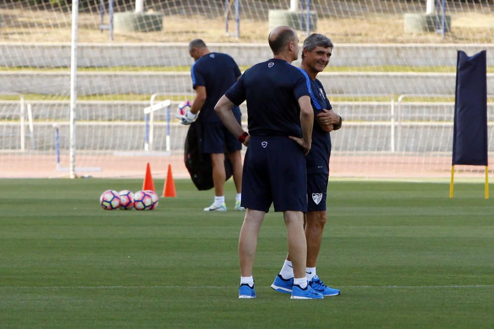 Primer entrenamiento del Málaga CF 2016/17