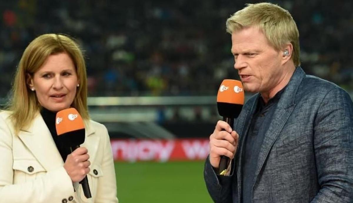 Oliver Kahn, antiguo portero del Bayern y la selección germana, es comentarista habitual para la ZDF