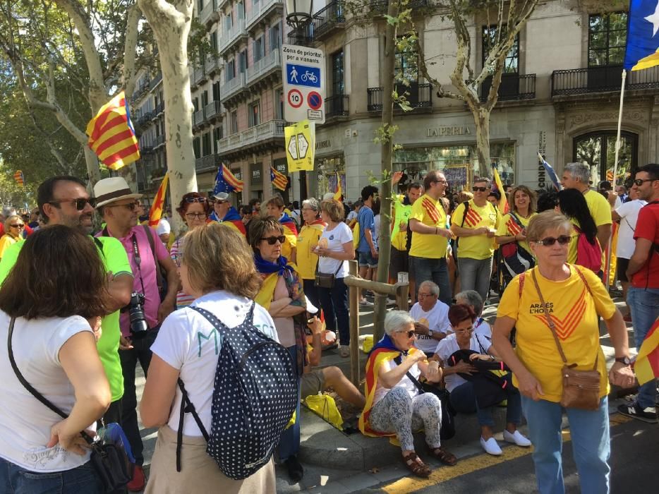 Bagencs a la concentració de Barcelona.