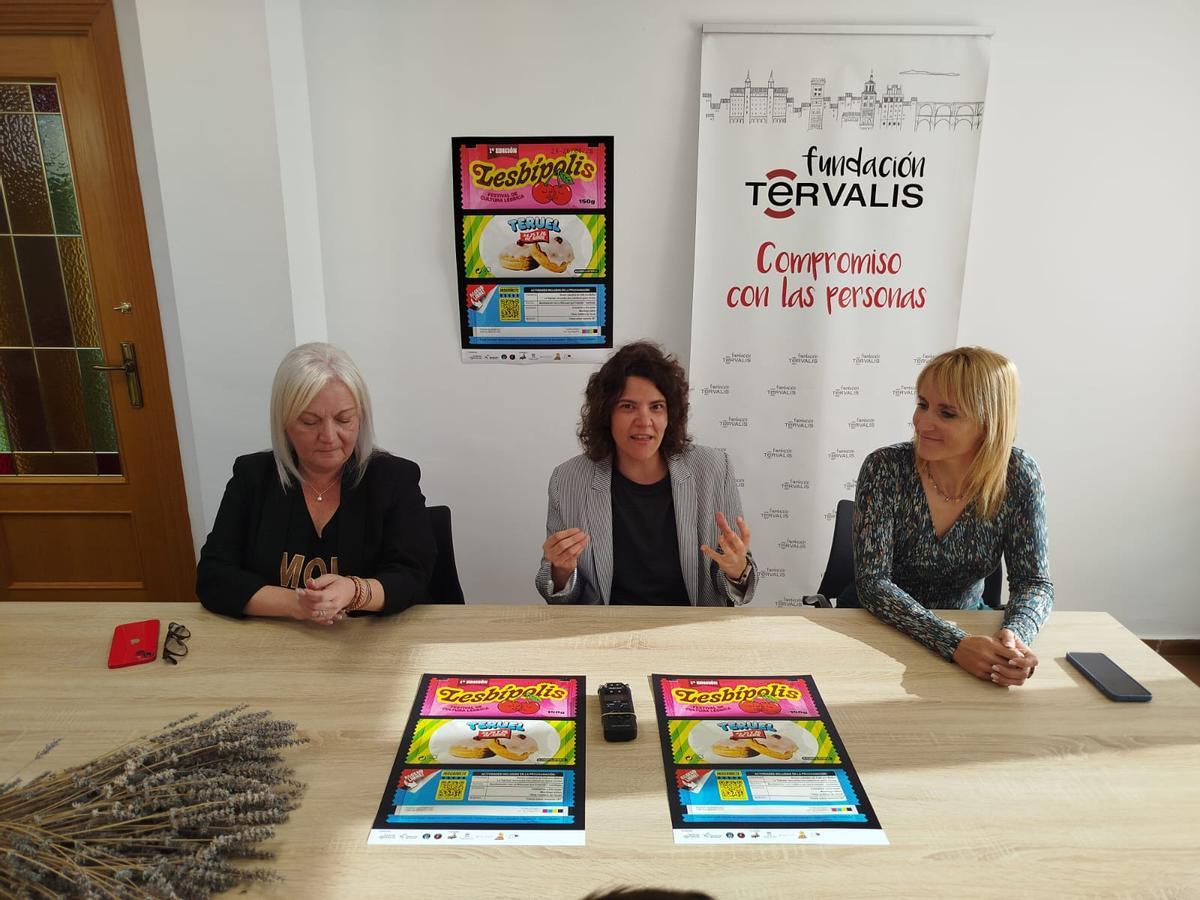 Presentación Festival Lesbípolis con Elena Utrilla, Marta Serrano y Beatriz Redón