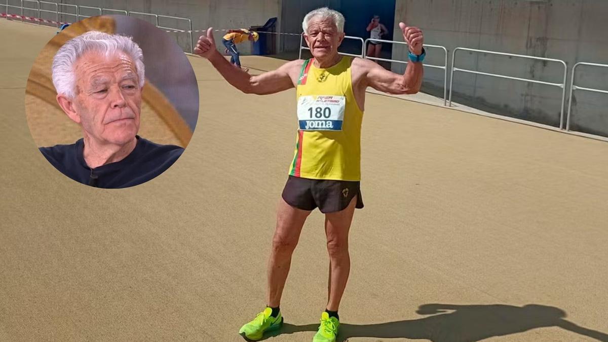 El caso de Juan López, corredor y deportista, a los 82 años