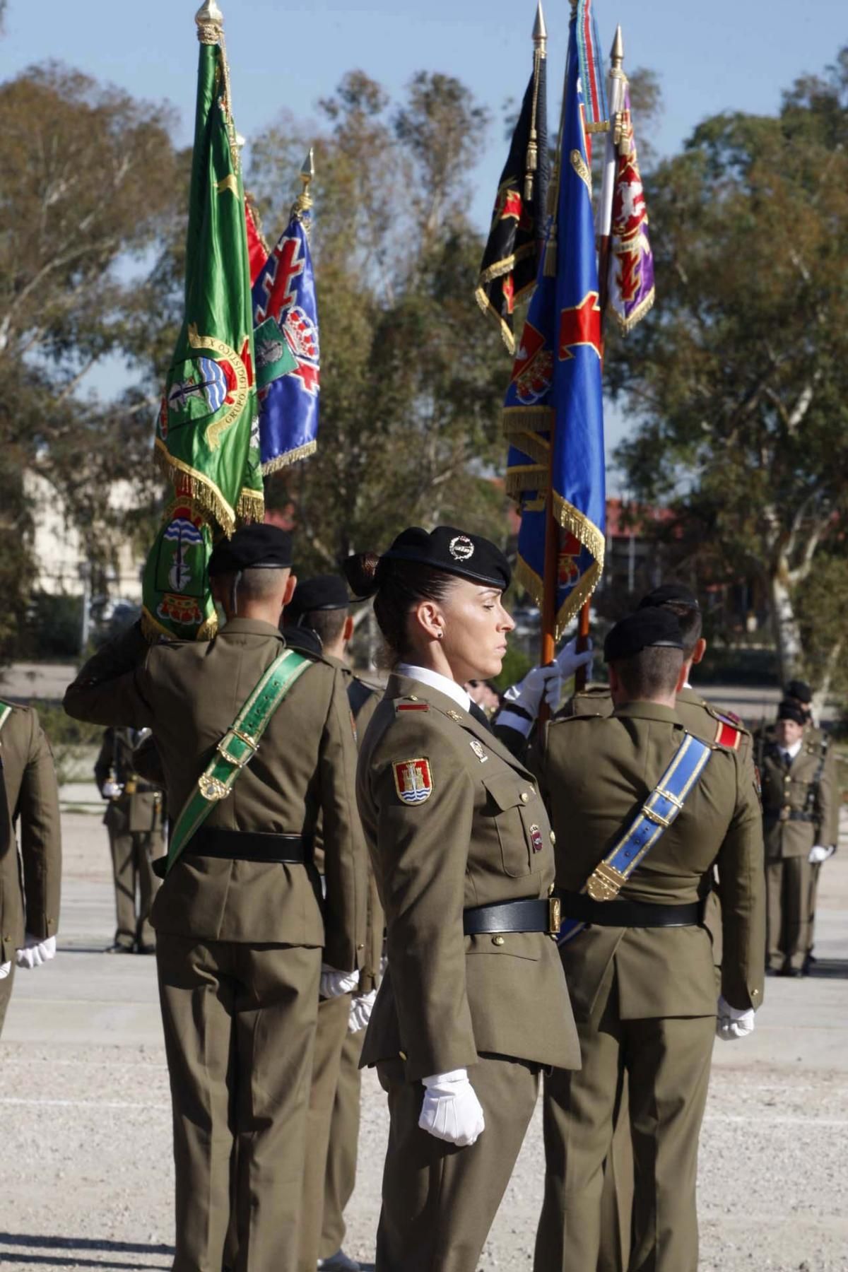 Parada militar en Cerro Muriano con motivo de la Inmaculada, patrona de la Infantería