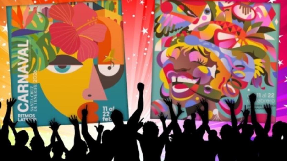 La 'cara amarilla' de Alfonso Bravo que hace bailar a las esculturas o la Celia Cruz, del palmero Héctor Expósito, de 26 años, los dos favoritos.