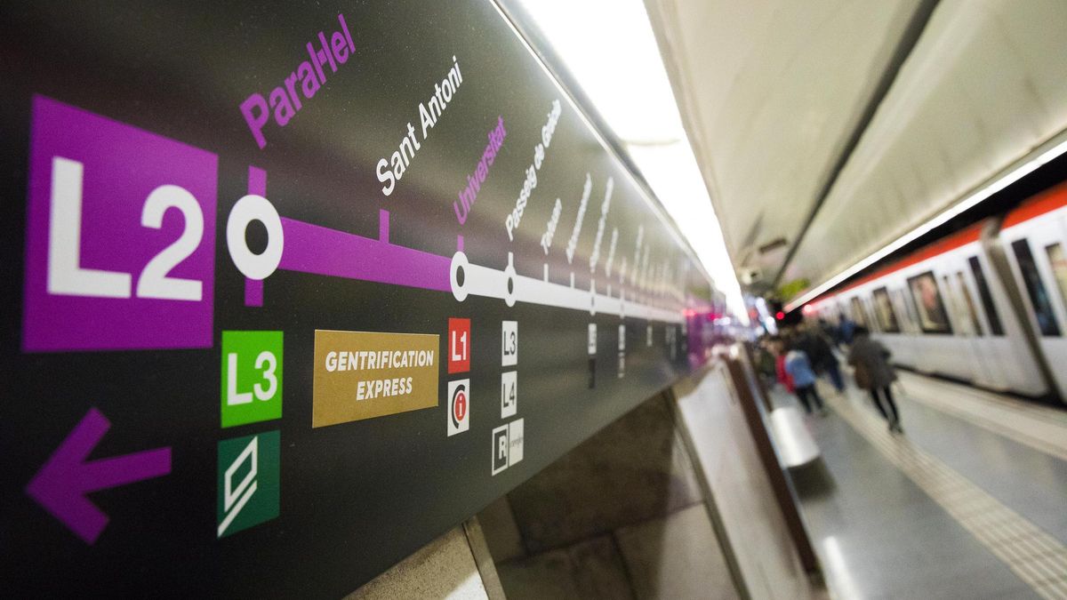 Línea 2 del metro de Barcelona.