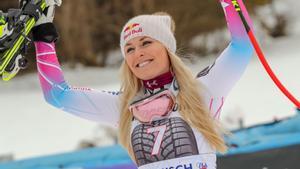 Lindsay Vonn en los Juegos Olímpicos de invierno, en 2018.