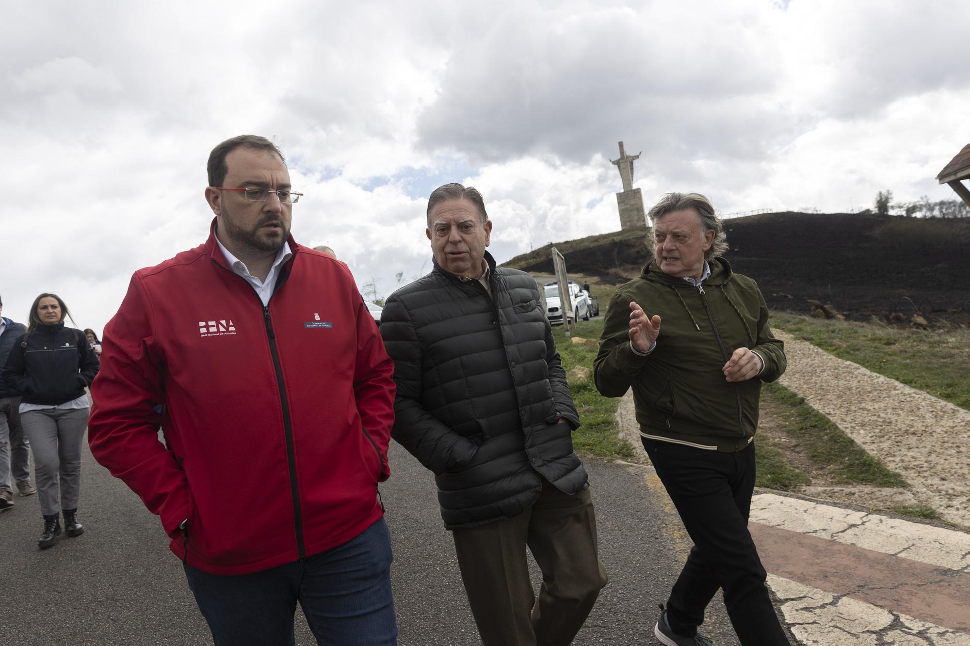 El aspecto del Naranco tras unos incendios históricos