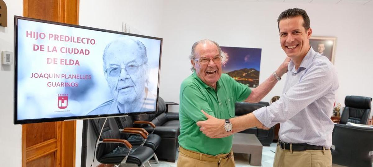 Elda nombra a Joaquín Planelles, Hijo Predilecto