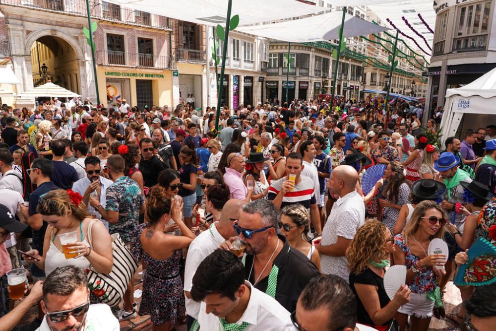 Último día de Feria en el Centro de Málaga