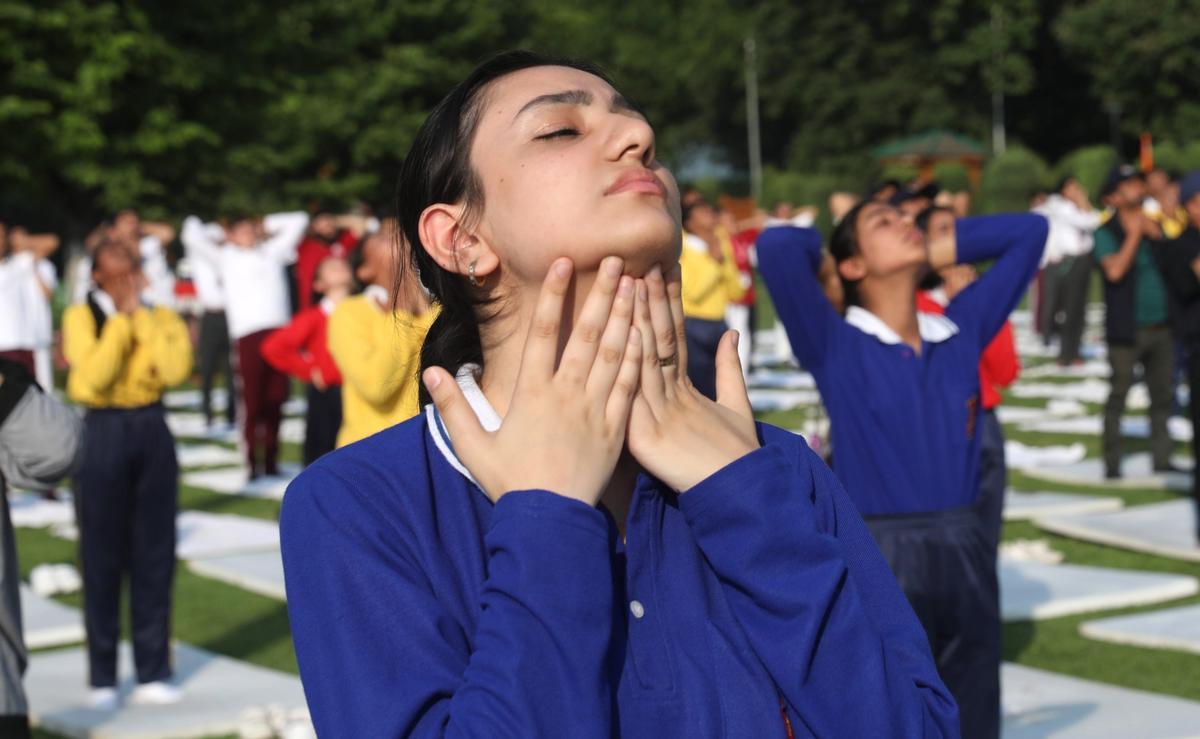 Día Internacional del Yoga en la India