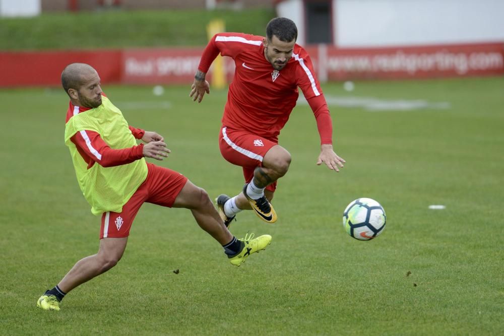 Entrenamiento del Sporting