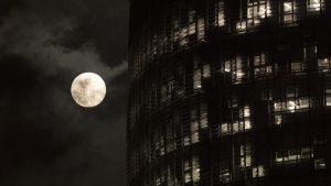 La Superluna del pasado año en Barcelona.