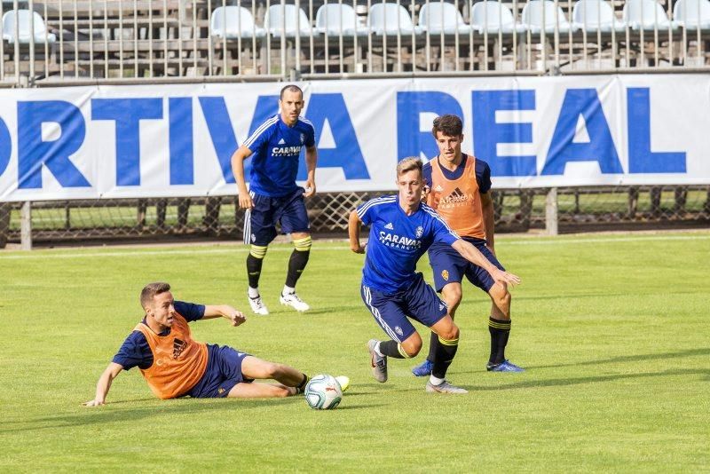 Partido de entrenamiento Zaragoza-Deportivo Aragón