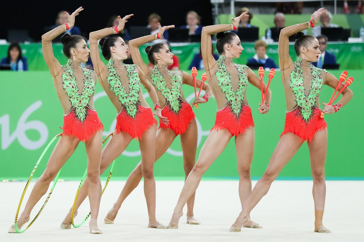 Lourdes Mohedano, Artemi Gavezou, Sandra Aguilar, Elena López y Alejandra Quereda (actual seleccionadora nacional) fueron medalla de plata en los Juegos Olímpicos de Río de Janeiro 2016.