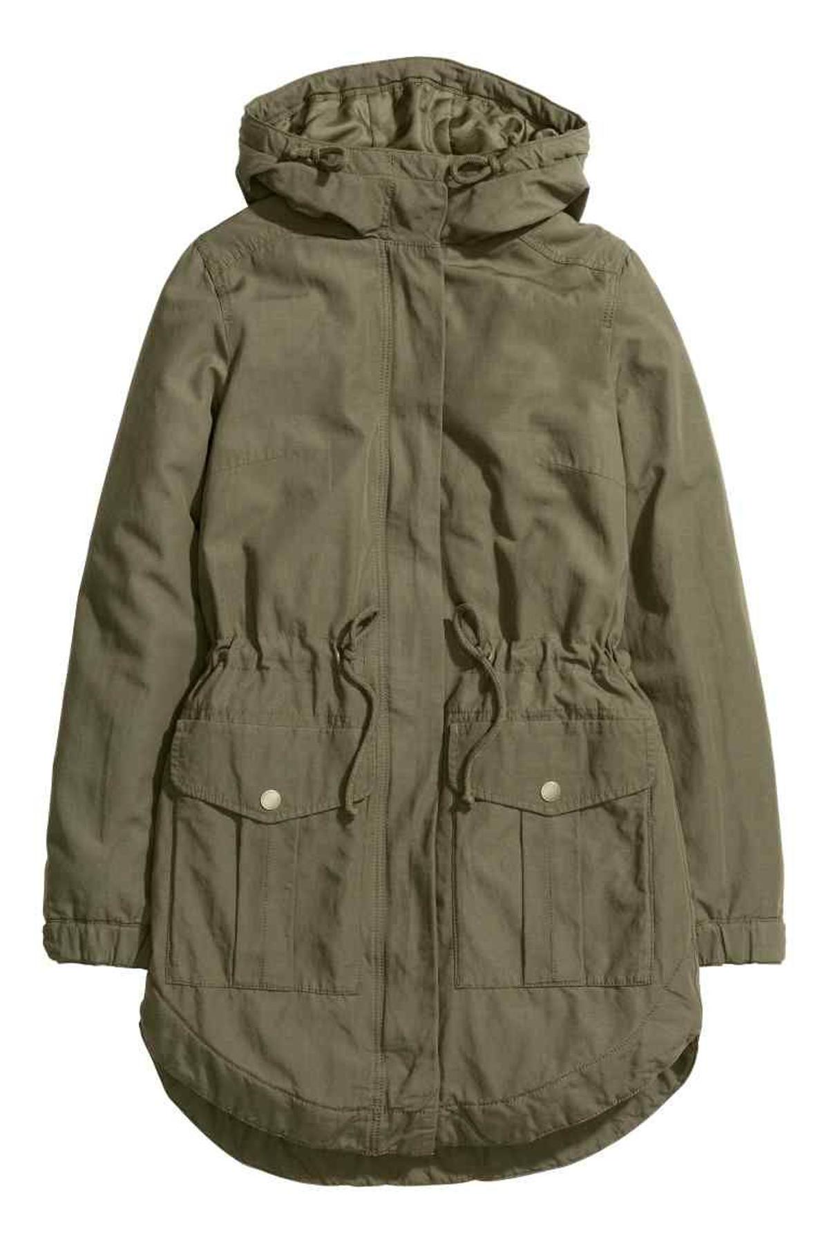 Rebajas 2016, Parka en color verde de H&amp;M (18,99€)