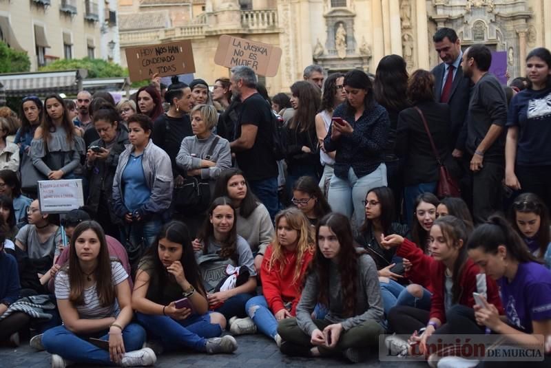 Concentración en Murcia para protestar por la sentencia a 'La Manada'