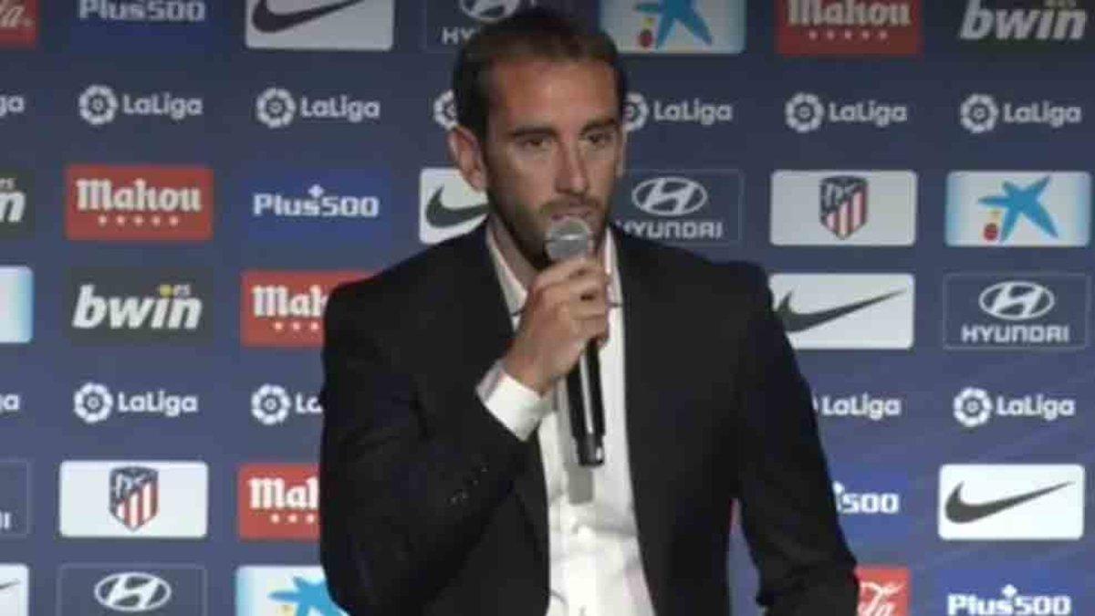 La despedida de Diego Godín