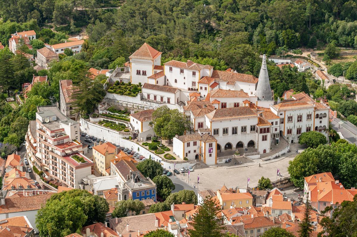 El Palacio Nacional de Sintra, que no entusiasmó a Hans Christian Andersen