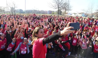 María Moyano consigue el mejor tiempo en la 'Pink Running'