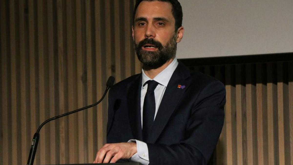 Roger Torrent ahir durant un acte. | ACN