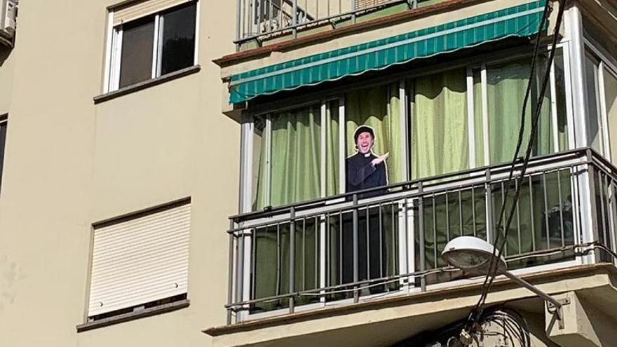 Un trampantojo junto al jardín del Padre Gámez