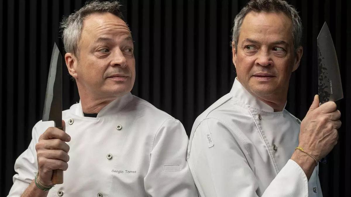 Sergio y Javier Torres, en el restaurante Cocina Hermanos Torres, Barcelona.