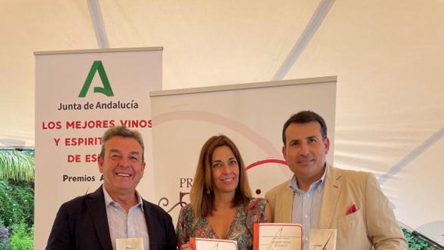 Navarro y Ossorio durante la entrega de premios de AEPEV.