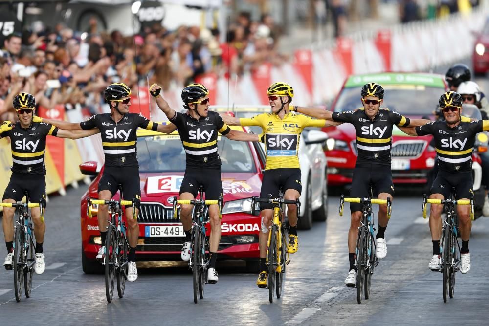 Chris Froome gana su tercer Tour de Francia