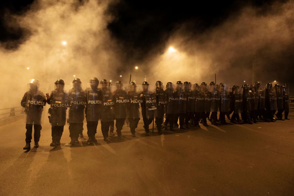 Protestas en Ecuador contra Lenín Moreno.