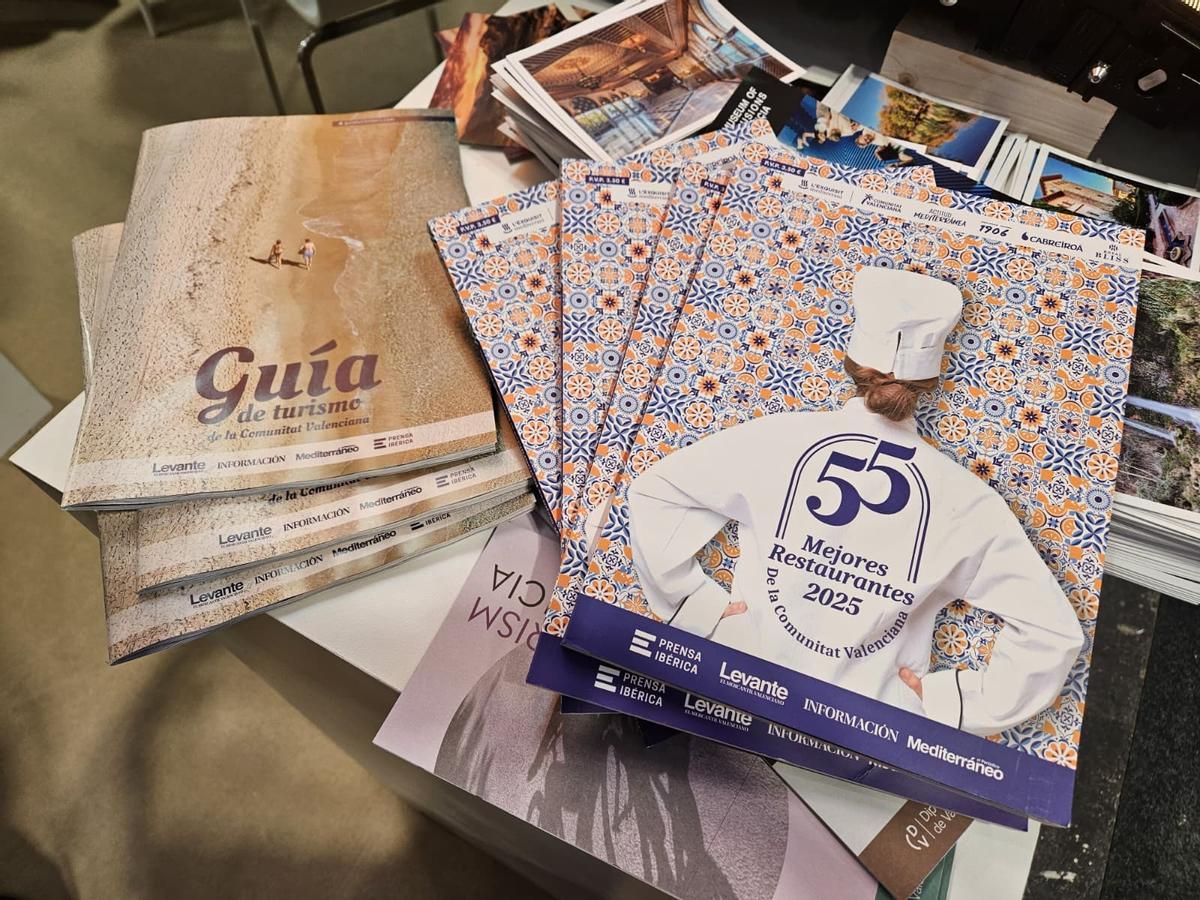 Las guías de Turismo y de 55 Mejores Restaurantes en Fitur 2026.