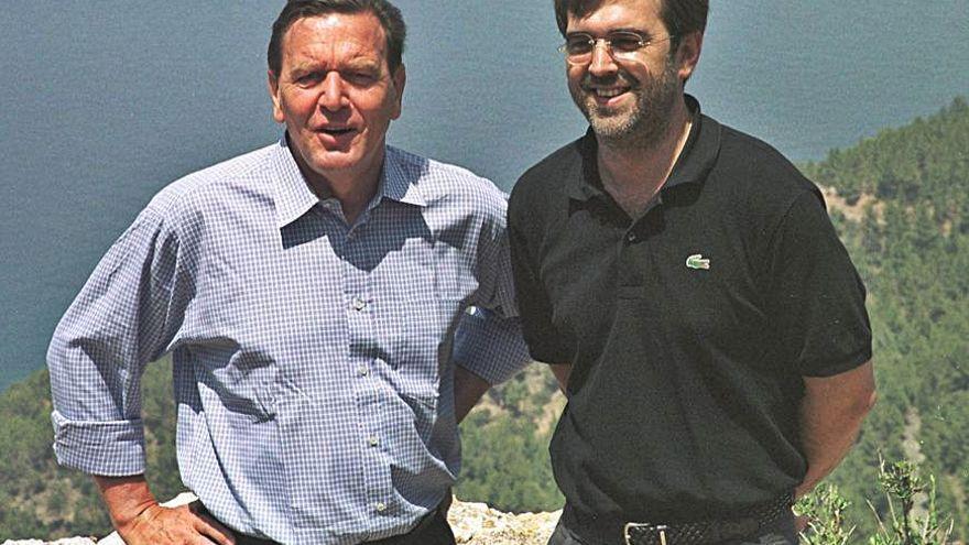 Gerhard Schröder und Francesc Antich in Valldemossa.